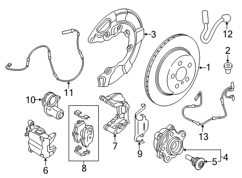 2021 BMW M760i xDrive Parking Brake Diagram 2