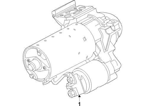 2022 BMW 330e xDrive Starter Diagram