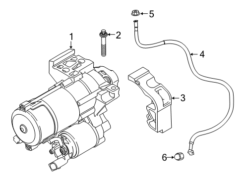 2022 BMW Z4 Starter Diagram 2