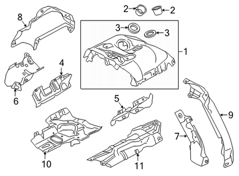 2021 BMW X6 M Turbocharger & Components Diagram 3