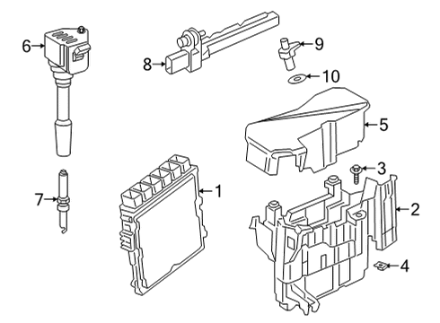 2022 BMW 840i xDrive Gran Coupe Ignition System Diagram