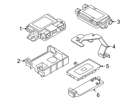 2021 BMW 530e Electrical Components Diagram 8