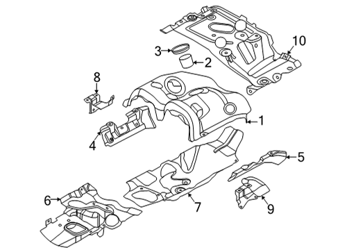 2021 BMW X6 M Turbocharger & Components Diagram 2