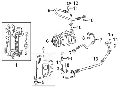 2021 BMW M4 Switches & Sensors Diagram 1