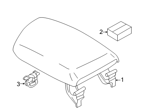 2021 BMW 230i Armrest Diagram