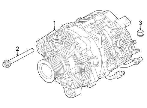 2021 BMW 530e Alternator Diagram