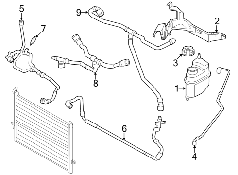 2023 BMW X7 Hoses, Lines & Pipes Diagram 2