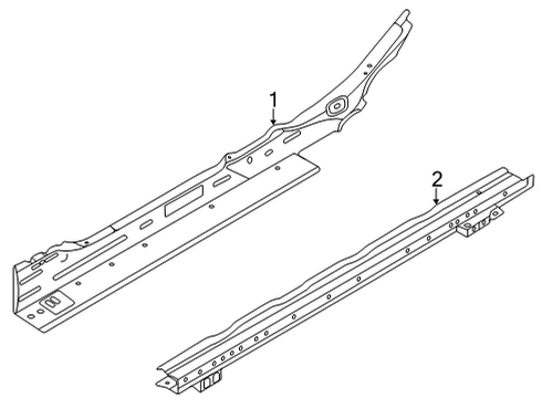 2022 BMW 228i Gran Coupe Rocker Panel Diagram