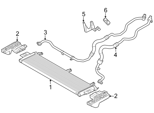 2024 BMW M440i xDrive Gran Coupe Oil Cooler Diagram