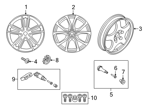 2022 BMW Z4 Wheels Diagram 2