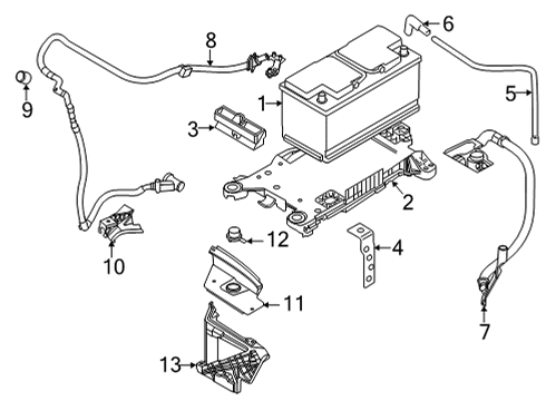 2023 BMW 228i Gran Coupe Battery Diagram