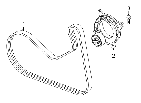 2021 BMW X4 Belts & Pulleys Diagram 3