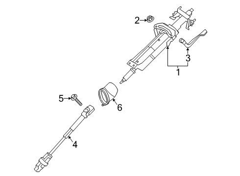 2022 BMW X4 Steering Column & Wheel, Steering Gear & Linkage Diagram 6