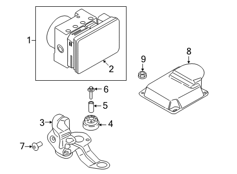 2024 BMW 230i ABS Components Diagram