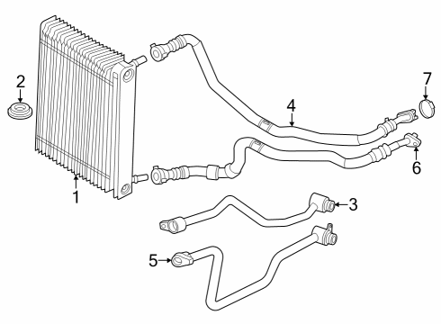 2023 BMW X7 Oil Cooler Diagram