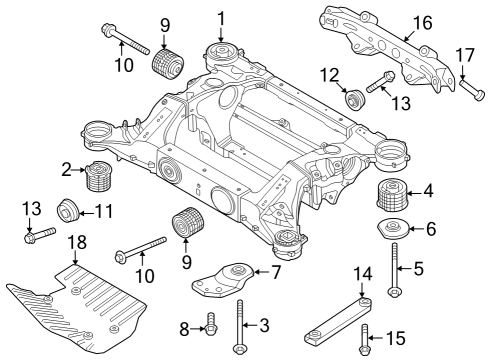 2023 BMW iX VIBRATION ABSORBER Diagram for 33176894067