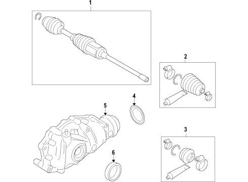 2021 BMW M8 Front Axle, Axle Shafts & Joints, Differential, Drive Axles, Propeller Shaft Diagram