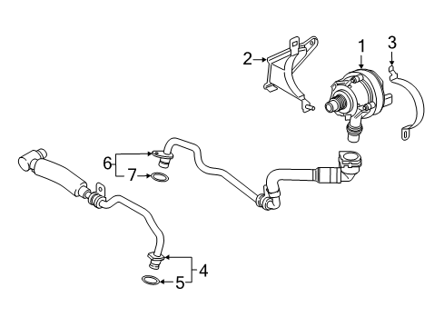 2021 BMW X7 Turbocharger Diagram 1