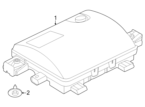 2023 BMW i7 VEHICLE SOUND GENERATOR Diagram for 65125A45EB1