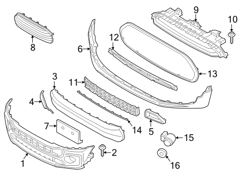 Grille, Middle Bottom, Open Diagram for 51117376369