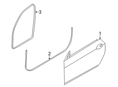 2021 BMW M4 Door & Components Diagram