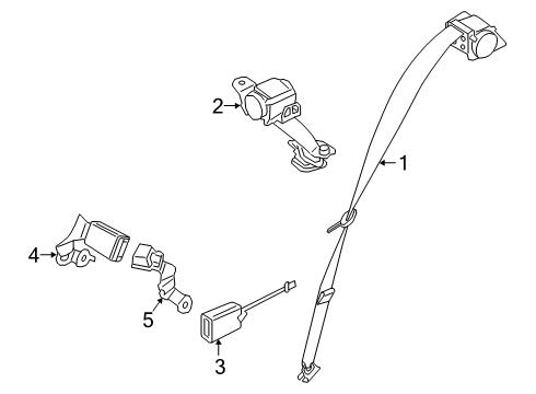 2021 BMW X2 Seat Belt Diagram 2