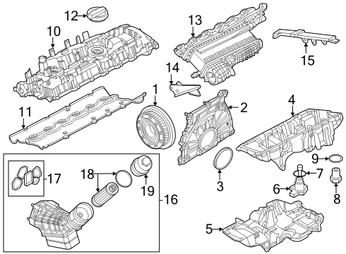 2023 BMW X7 Intake Manifold Diagram 1