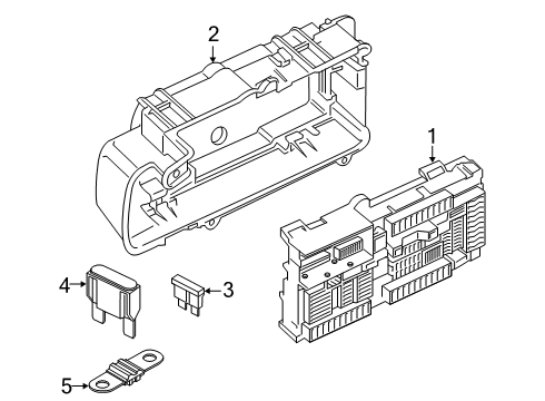 2021 BMW 750i xDrive Fuse Box Diagram 2