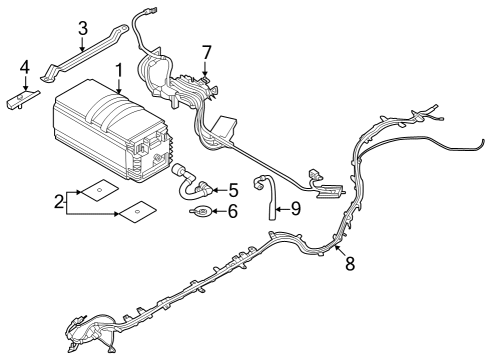 2024 BMW 750e xDrive Battery Diagram 1