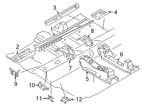 2024 BMW X1 BRACKET, AXLE CONNECTION, IN Diagram for 41009630470