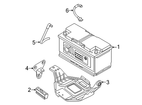 2021 BMW M8 Battery Diagram 2