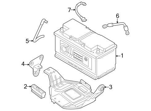 2021 BMW M850i xDrive Battery Diagram 2