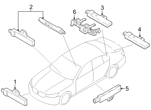 2023 BMW 760i xDrive Electrical Components Diagram 3