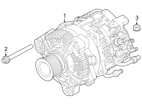 2022 BMW 540i Alternator Diagram 2