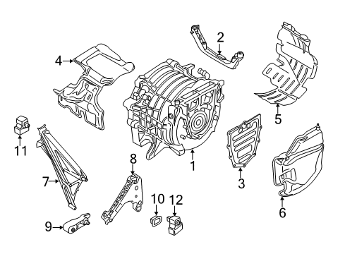 2021 BMW i3 Electrical Components Diagram 3