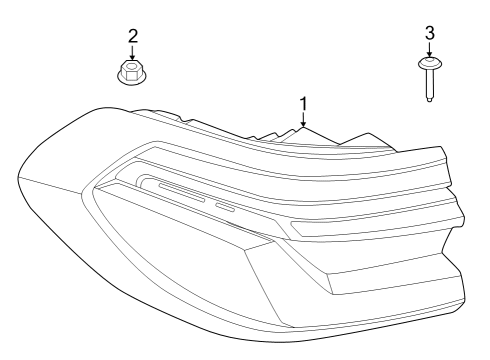 2023 BMW X7 Tail Lamps Diagram 2