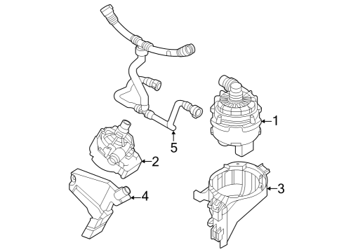 2023 BMW 760i xDrive Water Pump Diagram 1