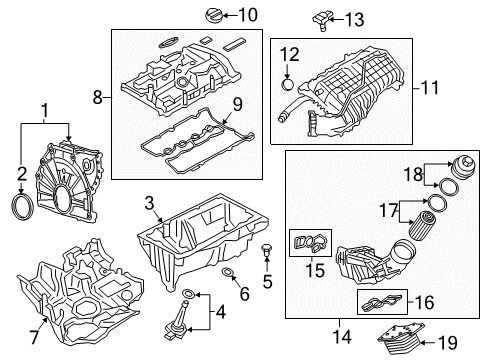 2019 BMW 740e xDrive BASIC COTROL UNIT DME Diagram for 12149798785