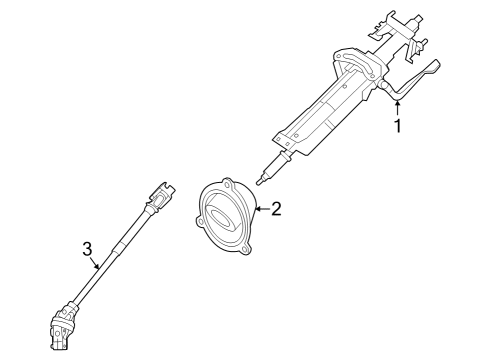 2024 BMW 430i Gran Coupe Steering Column Assembly Diagram