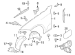 Diagram for BMW 330e xDrive Fuel Door Release Cable - 61139488914