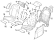 Diagram for 2022 BMW M240i xDrive Seat Cushion Pad - 52107939326