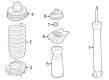 Diagram for 2023 BMW 430i Gran Coupe Shock Absorber - 33526879364