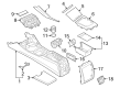 Diagram for 2024 BMW M3 Center Console Base - 51166996831