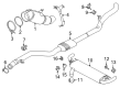 Diagram for 2024 BMW X5 M Muffler - 18305A46B44