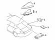 Diagram for 2024 BMW M340i Antenna - 65205A09D90