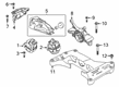 Diagram for 2021 BMW 330i Engine Mount Bracket - 22117582317