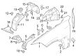 Diagram for BMW iX Fender Splash Shield - 51717932065