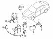 Diagram for 2023 BMW 540i Cruise Control Switch - 61315A3C105