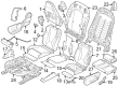 Diagram for 2024 BMW X1 Seat Cushion Pad - 52105A5AF34