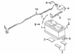 Diagram for BMW 330e xDrive Battery Cable - 61129107463